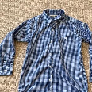 The Beaufort Bonnet Company Blue Checkered Kids Button Down Shirt